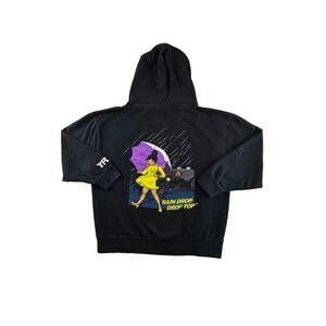 YRN Yung Rich Nation Hoodie Mens XL Black Migos Culture Rain Drop Pullover Rap